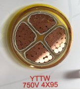 YTTW 金属护套无机矿物绝缘防火电缆